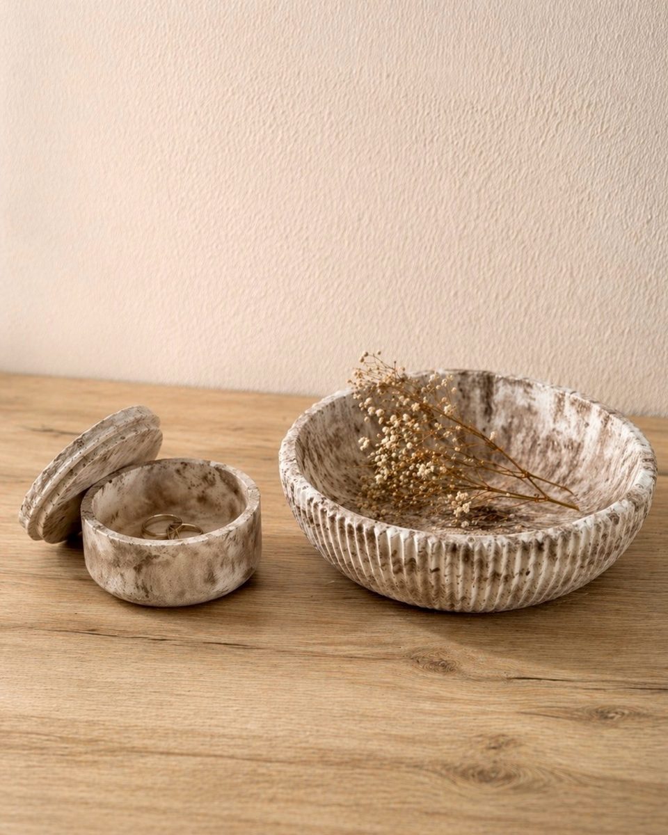 Cement Bowl Set
