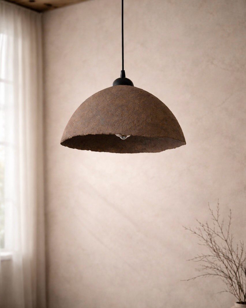 Papier-mâché Pendant Shade