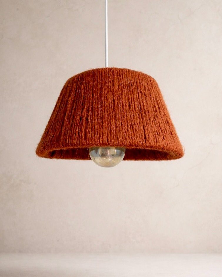 Thread-Wrapped Pendant