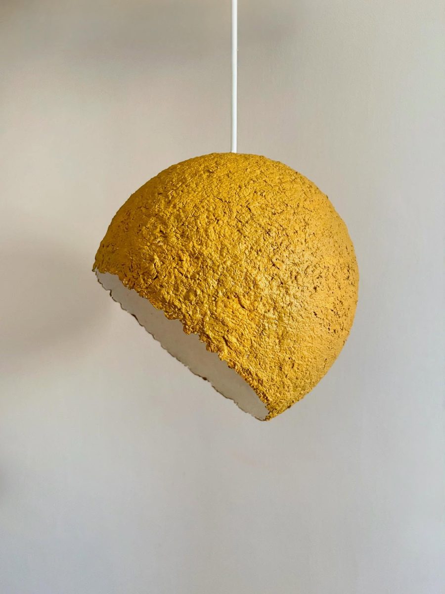 Ochre Textured Pendant